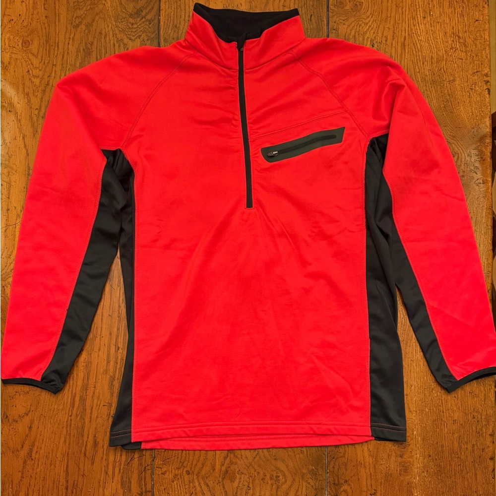 Sno Tek Red and Black Men's Pullover